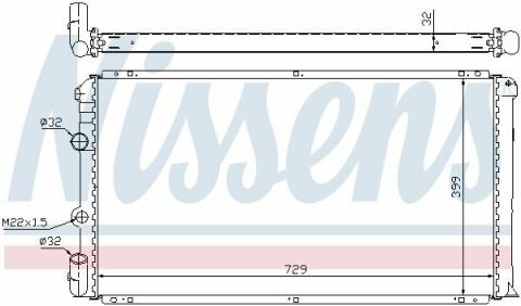 Радиатор NS INTERSTAR(02-)1.9 dCi(+)[OE 77 01 046 210]