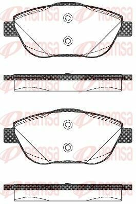 CITROEN Гальмівні колодки передн.