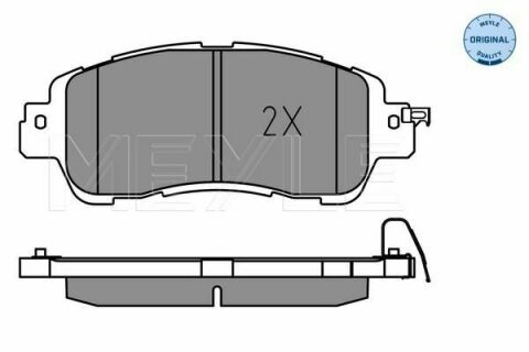 Колодки гальмівні (передні) Mazda 2 1.5 14-