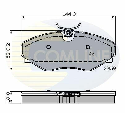 CBP01766 Comline - Тормозные колодки для дисков CBP01766 Comline - Тормозные колодки для дисков