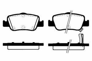 Комплект тормозных колодок, дисковый тормоз