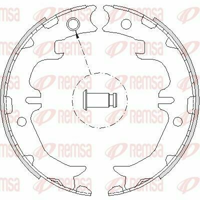 Колодки тормозные барабанного типа LEXUS Gs, Is, Ls, TOYOTA Rav 4