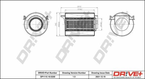 DP1110.10.0258 Drive+ Фільтр повітря