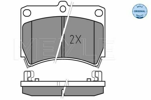 Колодки тормозные (передние) Kia Rio 00-05/Mazda 323 89-98/121 II 90-96