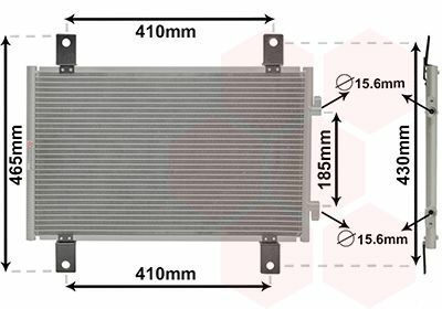 Радіатор кондиціонера Citroen Jumper/Fiat Ducato/Peugeot Boxer 2.0-2.8 HDI 94-