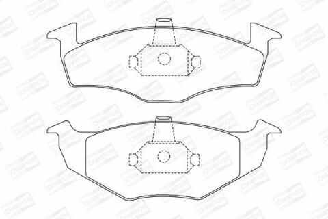 Тормозные колодки передние Polo,Skoda Fabia VW