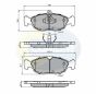 CBP0134 Comline - Тормозные колодки для дисков, фото 1 - интернет-магазин Auto-Mechanic