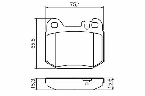 Колодки гальмівні (задні) MB M-class (W163) 98-05