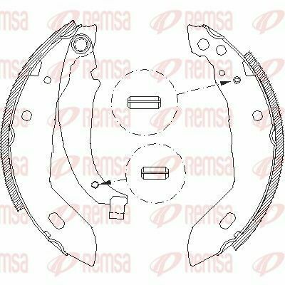 Тормозные колодки барабанные peugeot 1,0-1,9 renault 1,1-1,9