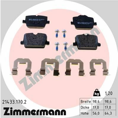 Колодки гальмівні (задні) BMW 3 (G20/G21/G80/G81)/Z4 (G29) 18-/4 (G22/G82) 20-