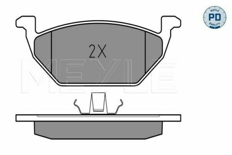 Колодки тормозные (передние) VW Caddy 04-(с датчиком) Platinum