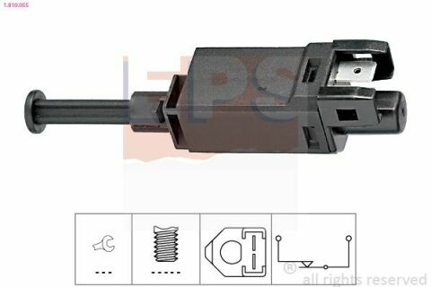 EPS VW Вмикач STOP-сигналів (під педаль) Audi A3,Skoda Octavia,Golf II,III,IV,Passat,Polo,T4,T5