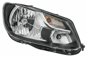 HELLA VW Фара основная галоген с мотором,с лампами H4 PY21W PY21W с дневн.светом прав.Caddy III 10-05/13