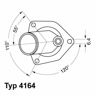 Термостат Opel Vectra A 2.0i 16V 89-95