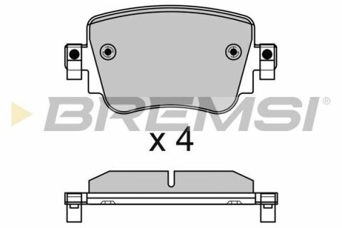 Гальмівні колодки зад. Octavia III/Sharan/Audi Q3 12- (TRW)