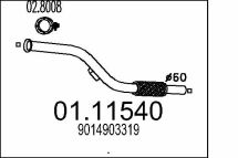 Глушник MB Sprinter 901-904 00-06 (передня частина)