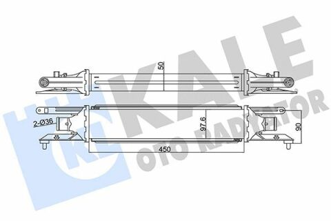 KALE FIAT Intercooler Grande Punto, Punto 1.3d 05-