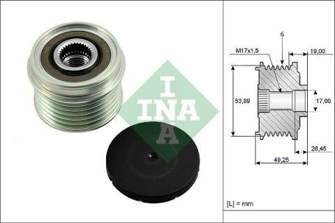 Шків генератора Suzuki Jimny 1.5 DDiS 03-