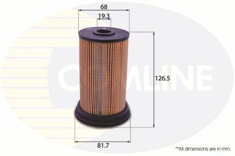 EFF081 Comline - Фильтр топлива (аналог WF8240/KX69)