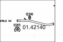 Ремонтная деталь узла выхлопной системы
