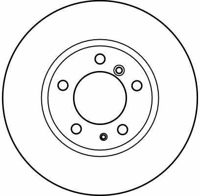 Диск тормозной (1 шт.) BMW - HARTGE 520i/520i Touring/525d/525d Touring/525i/525i Touring/530i