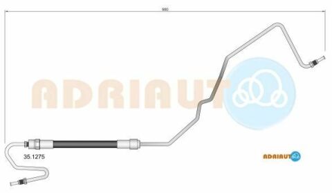 CITROEN Тормозной шланг C4 I (LC_) 1.4-2.0 04-, PEUGEOT 307 (3A/C) 1.4-2.0 00-