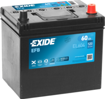 Акумуляторна батарея 60Ah/520A (230x173x222/+R/B00) (Start-Stop EFB) Азія