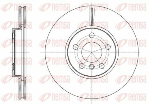 Диск тормозной передний x1/f48