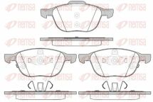 гальмівні колодки передніc-max,focus ii,iii,kuga i,ii mazda 3,5,volvo 03-