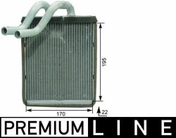 Радиатор печки SORENTO 2.4/2.5/3.5 02- (Premium Line! OE)