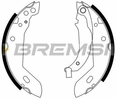 Тормозные колодки зад. Peugeot 309 85-93/ Renault Clio 90-98 (TRW)