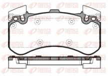 Колодки гальмівні передні .audi a8 09-