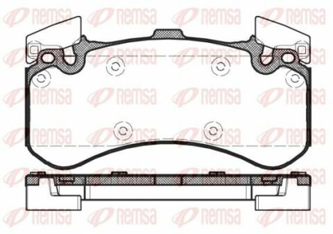 Колодки тормозные передние .audi a8 09-
