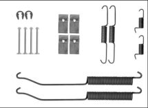 Комплект установчий гальмівних колодок navara 05-