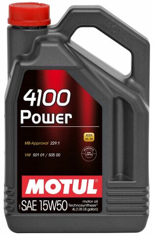 Моторное масло MOTUL 4100 POWER 15W-50, 4 літри