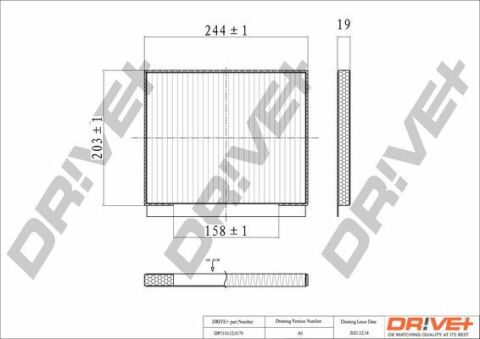 DP1110.12.0179 Drive+ - Фільтр салону