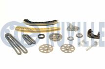 К-т цепи ГРМ (2 цепи + 3 успокоителя + 5 шестерен + натяжитель + сальник + болты) VW, SKODA, 1,2-08