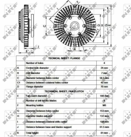 Муфта вентилятора Hyundai H-1/Starex 2.5D 97-04