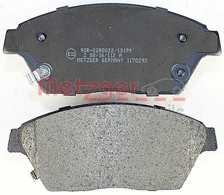 Комплект гальмівних накладок, дискове гальмо