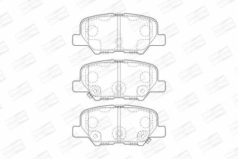 Колодки задні гальмові Outlander 12-, ASX, CITROEN C4 Aircross, MAZDA 6 MITSUBISHI Колодки задні гальмові Outlander 12-, ASX, CITROEN C4 Aircross, MAZDA 6 MITSUBISHI