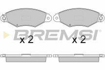 Гальмівні колодки пер. Kangoo 97-08 (Bosch) Гальмівні колодки пер. Kangoo 97-08 (Bosch)
