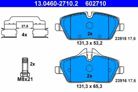 Колодки тормозные (передние) BMW 1 (E81/E82/E87/E88) 04-13 (Trw)