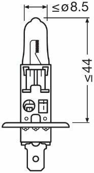 64155TSP-HCB OSRAM ЛАМПА H1 24V 70W P14.5s Box Truckstar PRO