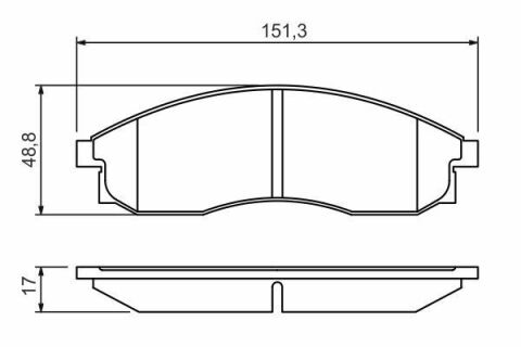 Колодки гальмівні (передні) Hyundai Lantra II 95-00/Mitsubishi L200 96-07 (Sumitomo)