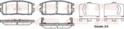 Колодки гальмівні задні Chevrolet Captiva, Opel Antara 06–