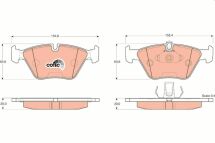 Гальмівні колодки пер. BMW 5 (E39) 2.0-3.5i 95-03