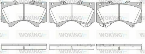 Тормозные колодки пер. Toyota Land Cruiser 08-(advics)