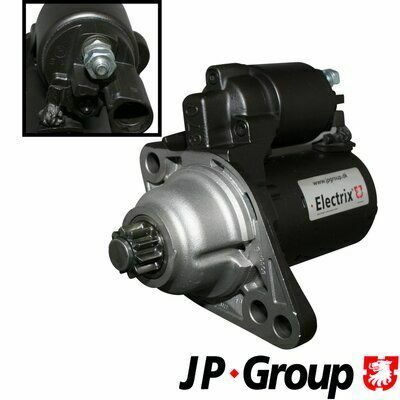 JP GROUP VW стартер Passat,Caddy III,Golf VI,Passat,Touran,Skoda Octavia,Yeti 1.2/2.0TDI  03-