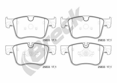 Колодки гальмівні (передні) Citroen C4/Peugeot 308 13- (Teves) Колодки гальмівні (передні) Citroen C4/Peugeot 308 13- (Teves)