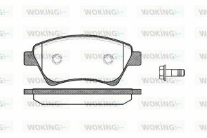 Тормозные колодки пер. RENAULT KANGOO/MEGANE/SCÉNIC 1.5-2.0 01-